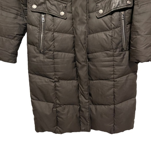 Cole Haan Women Down Maxi Puffer Coat Black Size XS - Picture 4 of 7